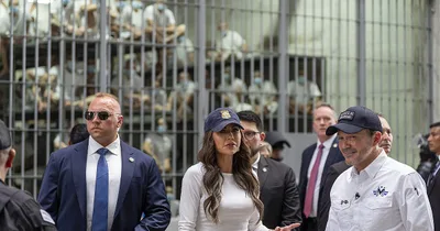 Noem Visits El Salvador Prison Holding Deportees