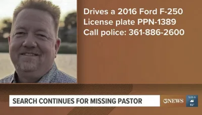 Police Ask for Public’s Help in Search for Missing Texas Pastor