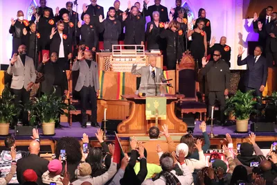 At King Day Rally, Sharpton Leads Oath to Support DEI as Trump Opposes It