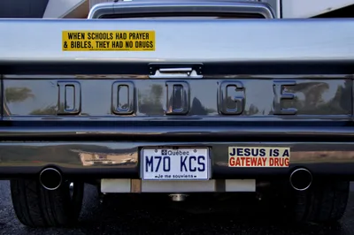Behold the World's Most Unhinged Christian Bumper Stickers - RELEVANT