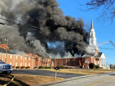 Fire guts Cowpens church sanctuary on Christmas weekend | Baptist Press