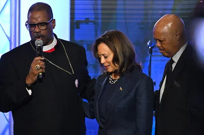 COGIC Bishop Anoints Kamala Harris with Prayer, Declares ‘I believe we have the victory’