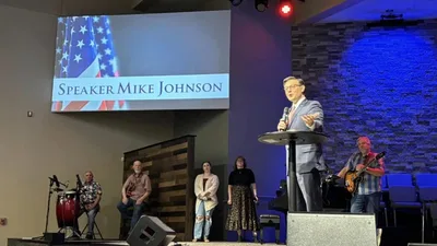 Speaker Johnson Encourages Louisiana Baptists During Three Church Visits | Baptist Press