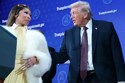 Nicki Minaj Declares 'God is protecting' Trump at Trump Accounts Event, Receives 'Gold Card'