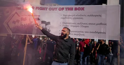 Strikes Stop Public Transportation in Greece, Belgium