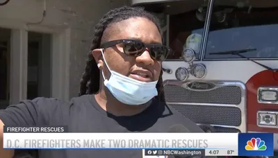 'Catch My Child': Courageous Firefighter Saves Toddler Hanging From Second-Floor Window of Burning Building