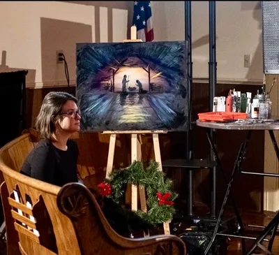 Artist’s goal for sermon paintings is to ‘help connect people to God’ | Baptist Press