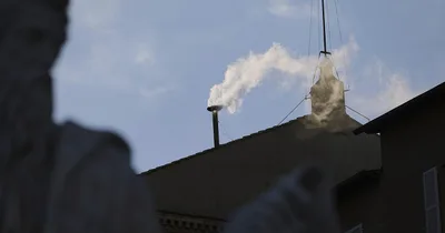 White Smoke Signals That Cardinals Have Chosen a New Pope