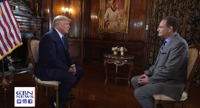 CBN NEWS EXCLUSIVE: Former President Trump Reacts to Supreme Court's Document Leak