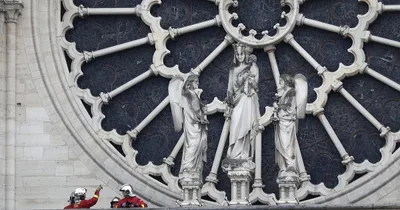 Inside Notre Dame, many items salvageable