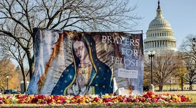 Pro-life Catholics gather 7,700 roses for Pelosi on Our Lady of Guadalupe Feast