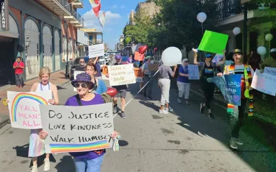 Protesting Sean Feucht Down in New Orleans