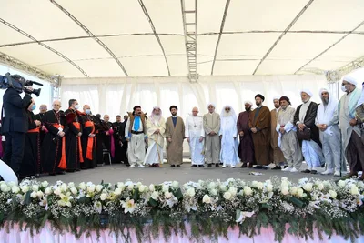 Pope Francis appeals for interreligious harmony at birthplace of Abraham
