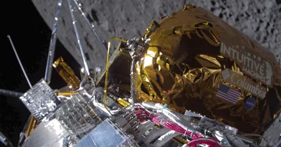 First-Ever Commercial Vehicle Lands on Lunar Surface