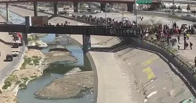 Over 1,000 Migrants Try to Cross Mexico Border