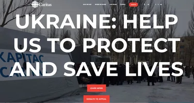 Caritas launches Ukraine fund drive, warning of a 'colossal humanitarian catastrophe'
