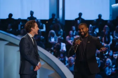 Kanye West previews new music at Las Vegas church