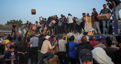 Gaza Aid Mobbed, as New Israeli Hostage Video Released