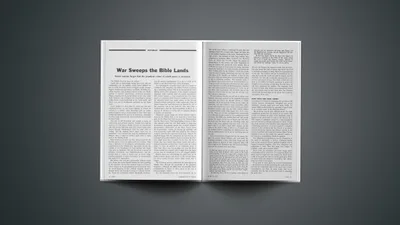 War Sweeps the Bible Lands