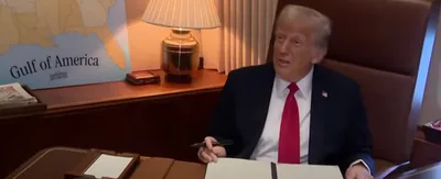 Trump Touts First Presidential Flight over Gulf of America: 'A momentous occasion''