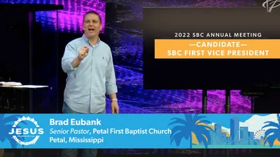 Brad Eubank to be nominated for SBC first vice president | Baptist Press