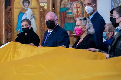 Church leaders join Ukrainian Americans in praying for loved ones, homeland