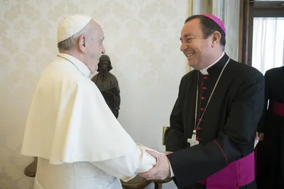 Police raid former offices of Argentine bishop charged with fraud, sex assault