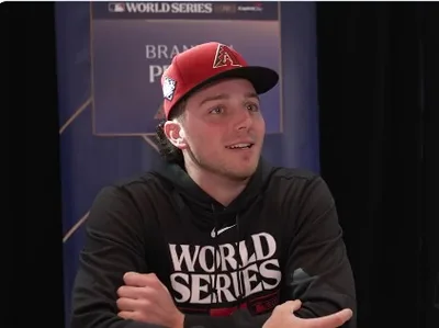 D-Backs Pitcher Brandon Pfaadt on Viral Dugout Image before NLCS Game 7: 'It wasn't a Bible'