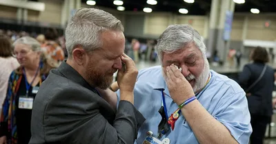 United Methodists repeal ban on gay clergy, pass other LGBTQ policies