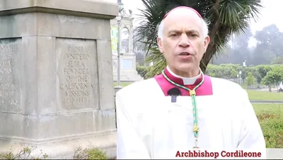 Archbishop performs exorcism where St. Junipero Serra statue was toppled
