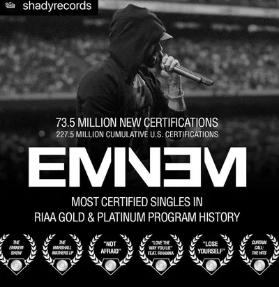 Eminem tops Billboard Christian songs chart with gospel collaboration