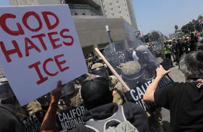 In LA, Faith Leaders Protest To Stand Up for the Detained and Keep the Peace