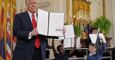 Trump signs executive order calling for the dismantling of the Department of Education