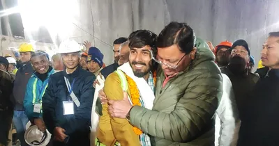 Rescuers Pull Out 41 Workers Trapped in Himalayan Tunnel