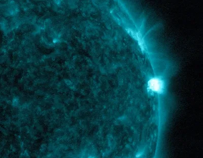NASA Captures Sun Sending Powerful Solar Flare Into Space