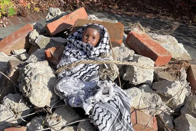 From DC to the Vatican, Baby Jesus Is Wearing a Keffiyeh