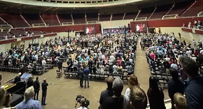 First Baptist Dallas meets in convention center following devastating fire | Baptist Press
