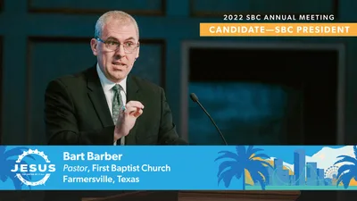 Texas pastor Bart Barber announced as candidate for SBC president | Baptist Press