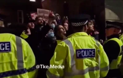 Pro-life students at Manchester University left 'terrified' by angry mob