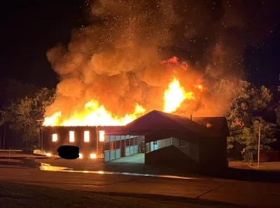 Alabama church building burns after fatal one-car crash | Baptist Press