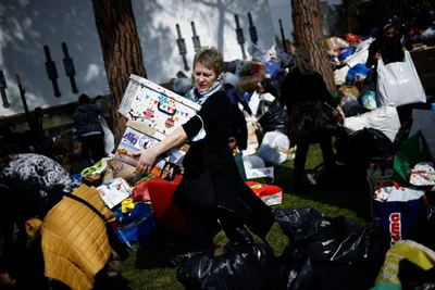 Rome’s Ukrainian community rallies to help homeland