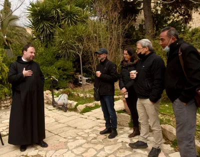 Vandalism at Holy Land abbey caused by small minority, monk says