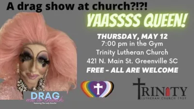'Drag Me to Church'? South Carolina Church Sponsors Drag Queen Event with a 'Unique Style of Worship'