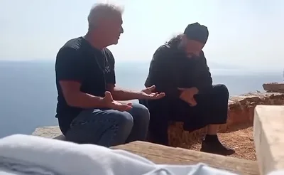 Mel Gibson Visits Orthodox Monastery in Greece Ahead of 'Resurrection' Filming