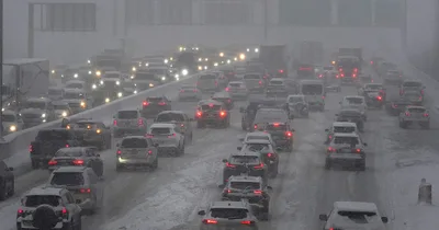 Winter weather system covers much of U.S.