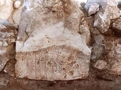 1,500-Year-Old Church Drawings Show Christian Pilgrims Arriving by Ship at Gaza Port