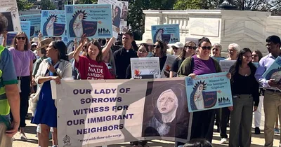 Catholics process in Washington, head to Congress in solidarity with migrants
