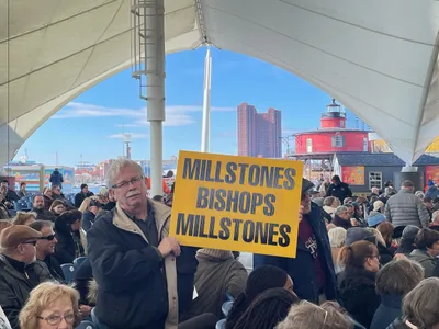 USCCB demonstrators: The scene outside the bishops' meeting in Baltimore