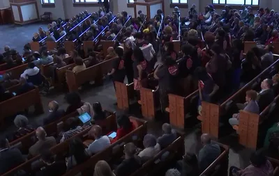 Pro-Palestinian Students Protest Warnock While He Delivered Sermon at Atlanta Church