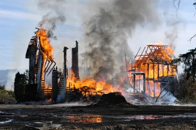 My farmhouse was burned to ashes. Here's what it taught me about Easter